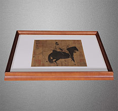 南充市书画装裱配框服务案例